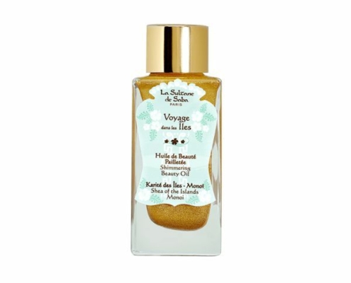 Zlatý tělový olej Huile Pailletée s esencí Karité des Iles 100ml